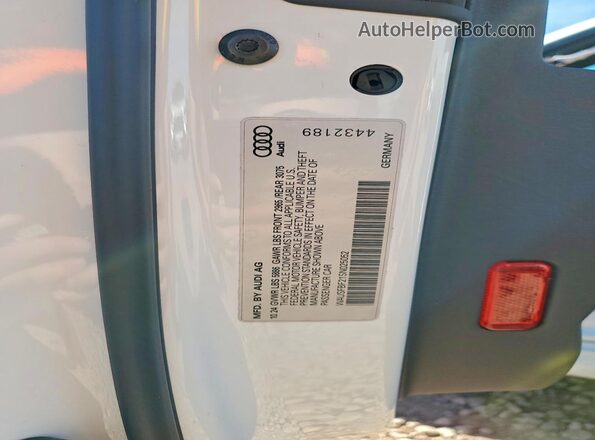 WAUSFBF21SN025052 2025 AUDI S7 White Engine compartment view