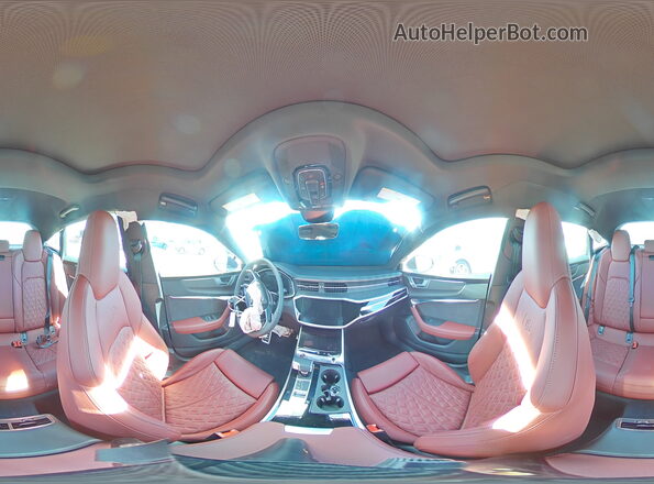 WAUSFBF21SN025052 2025 AUDI S7 White VIN sticker view