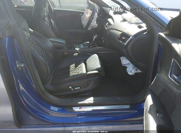 WAUW2AFC5GN040337 2016 AUDI S7 Blue წინა სალონის ხედი