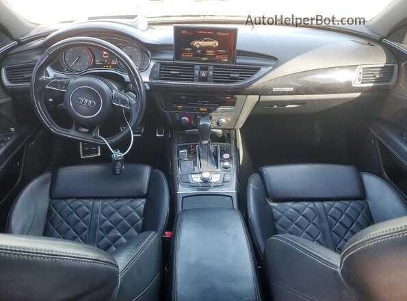 WAUW2AFC5GN066484 2016 AUDI S7 Black წინა პანელის ხედი
