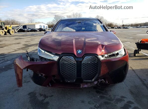 WB523CF00RCS04507 2024 BMW IX Maroon Front view