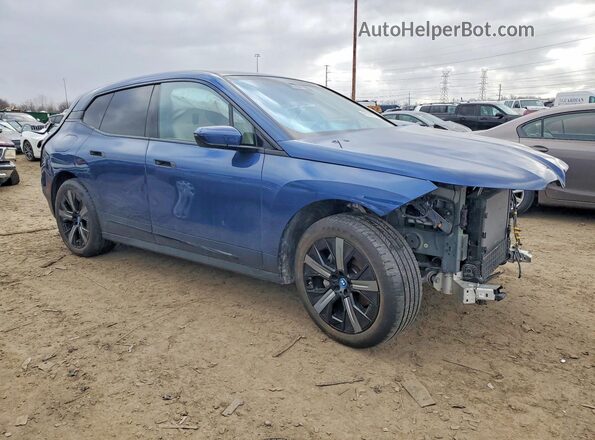 WB523CF03RCR10807 2024 BMW IX Blue Передня права чверть