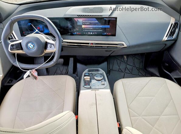 WB523CF07RCP98884 2024 BMW IX Black Dashboard view