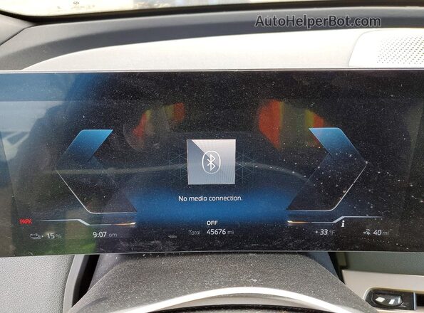 WB523CF07RCP98884 2024 BMW IX Black Instrument cluster view