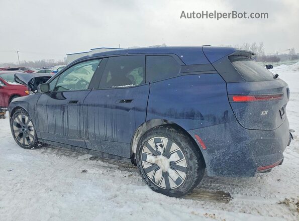 WB543CF07TCV41501 2026 BMW IX Синий Задняя левая четверть