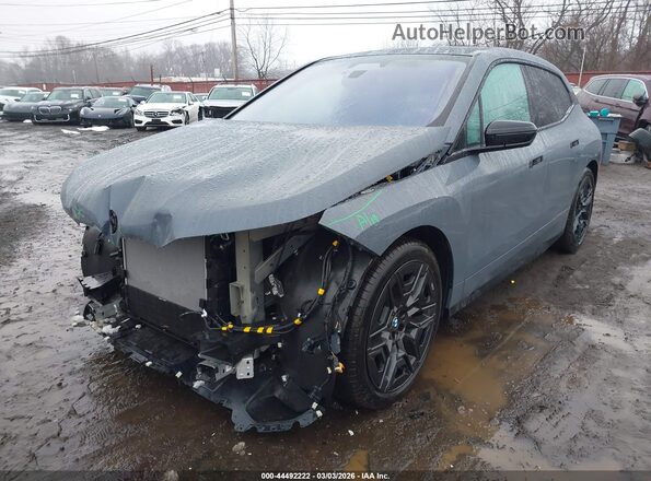 WB563CF01TCW08876 2026 BMW IX Gray წინა ხედი