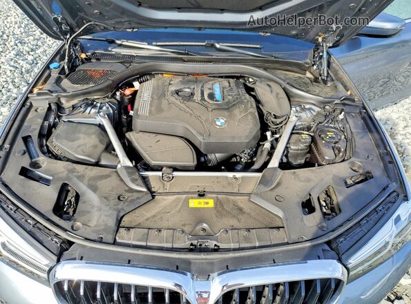 WBA13AG06MCG90087 2021 BMW 7 SERIES Blue უკანა სალონის ხედი