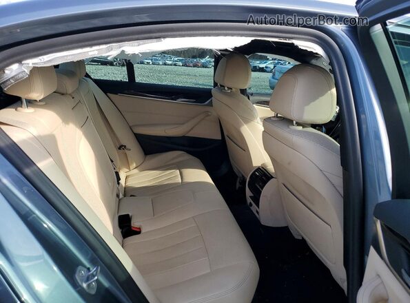 WBA13AG06MCG90087 2021 BMW 7 SERIES Blue უკანა სავარძლების ხედი