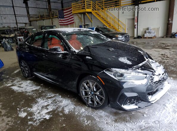 WBA13AL01N7K44443 2022 BMW M2 Black Передня права чверть