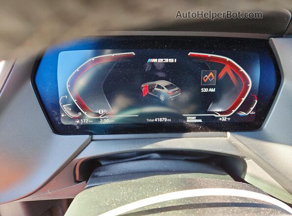 WBA13AL0XL7F58317 2020 BMW M2 Gray 