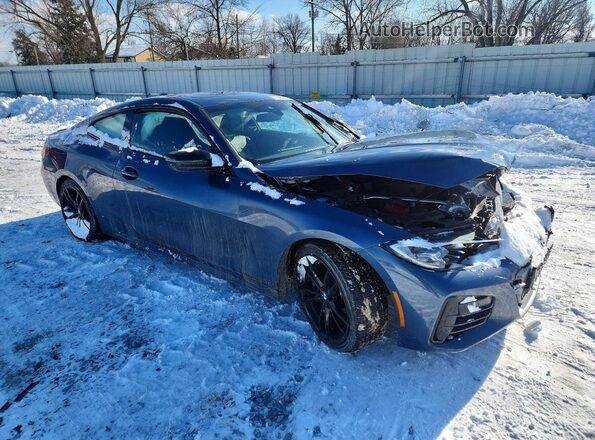 WBA13AR07MCG66944 2021 BMW M4 Blue Առջևի աջ