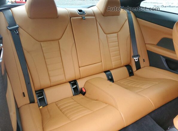 WBA13AR08MCF99142 2021 BMW M4 White Rear seats view