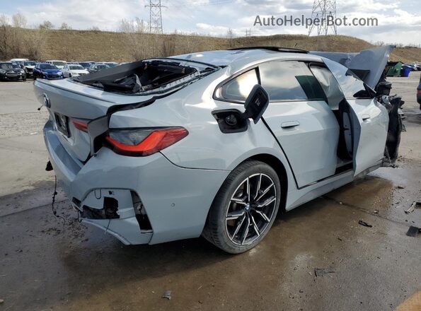 WBA13AW07NFM14466 2022 BMW M4 Gray Հետևի աջ