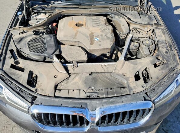 WBA13BJ03MCF31090 2021 BMW 5 SERIES Серый Вид задней части салона