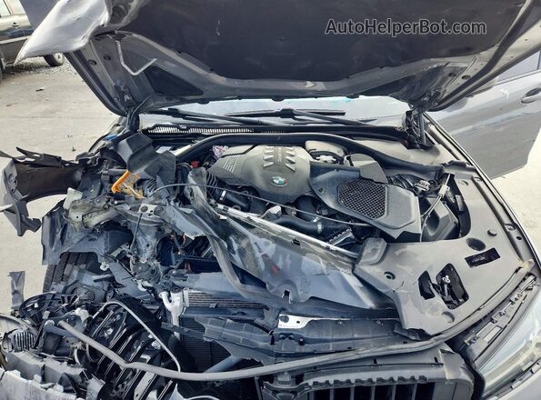 WBA13BK01MCF22757 2021 BMW M5 Gray Սալոնի հետևի տեսք