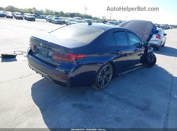 WBA13BK02MCF31919 2021 BMW 7 SERIES Blue Trasero derecho