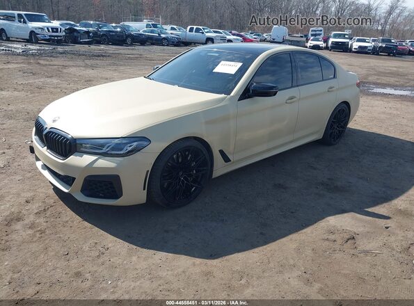 WBA13BK03MCH17551 2021 BMW 7 SERIES Beige Przód lewy