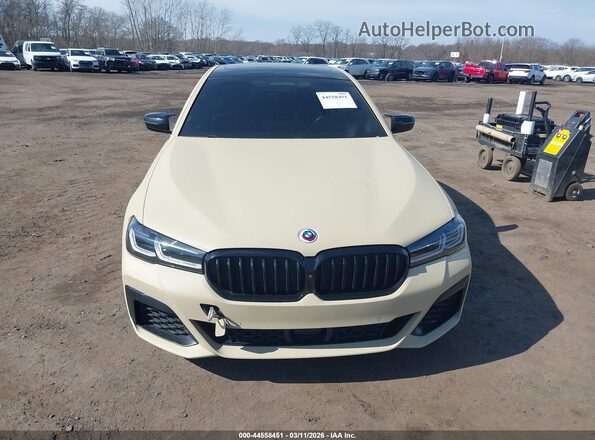 WBA13BK03MCH17551 2021 BMW 7 SERIES Beige Widok zestawu wskaźników