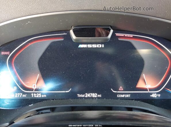 WBA13BK03PCN80581 2023 BMW M5 Gray უკანა სავარძლების ხედი