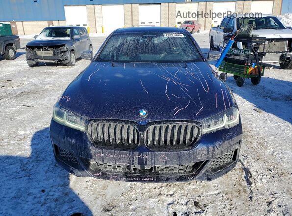 WBA13BK07NCK97744 2022 BMW M5 Blue Вид спереду
