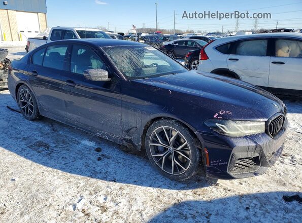 WBA13BK07NCK97744 2022 BMW M5 Blue Передня права чверть