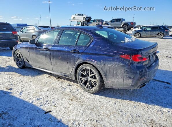WBA13BK07NCK97744 2022 BMW M5 Blue Задня ліва чверть