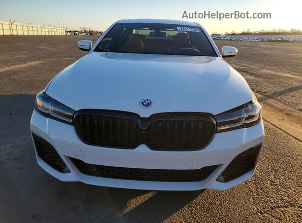 WBA13BK09PCM16705 2023 BMW M5 White Вид спереду