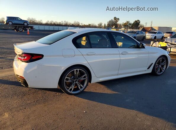 WBA13BK09PCM16705 2023 BMW M5 White Задня права чверть