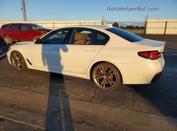 WBA13BK09PCM16705 2023 BMW M5 White Задня ліва чверть
