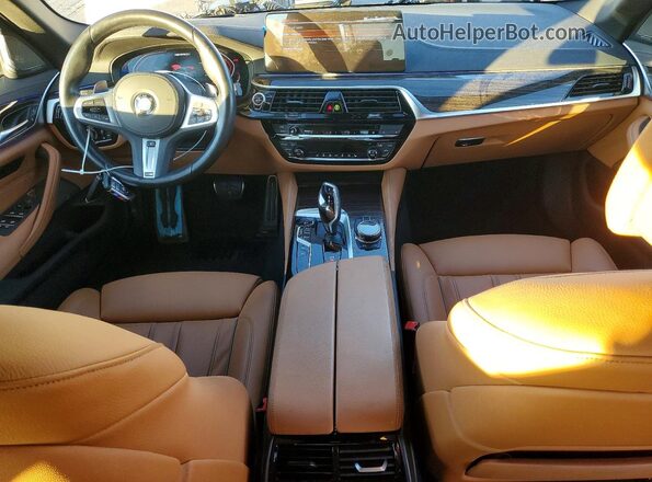 WBA13BK09PCM16705 2023 BMW M5 White Вид панелі приладів