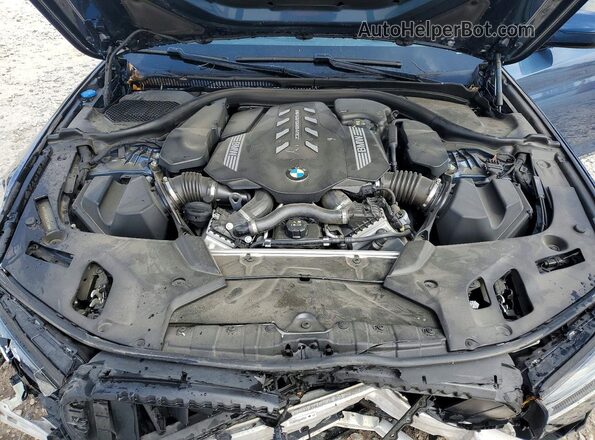 WBA13BK09PCM32189 2023 BMW M5 Blue Rear interior view