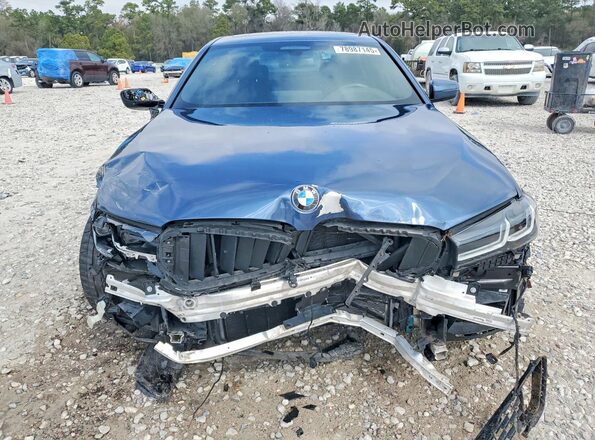 WBA13BK09PCM32189 2023 BMW M5 Blue Front view