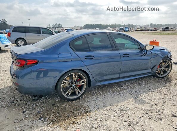 WBA13BK09PCM32189 2023 BMW M5 Blue Rear right