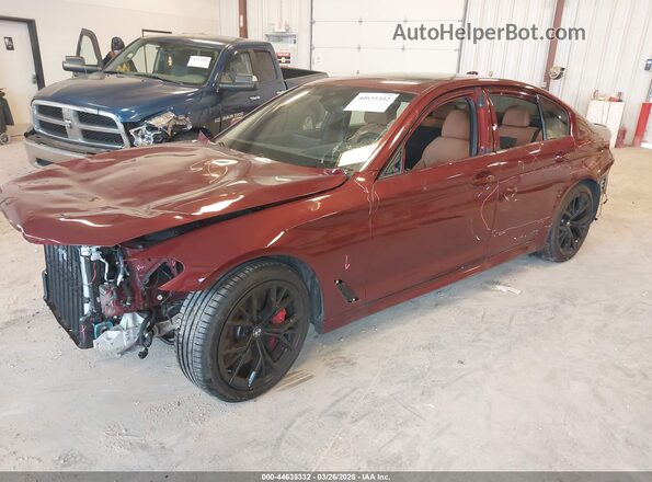 WBA13BK09PCN34382 2023 BMW M5 Red Передня ліва чверть