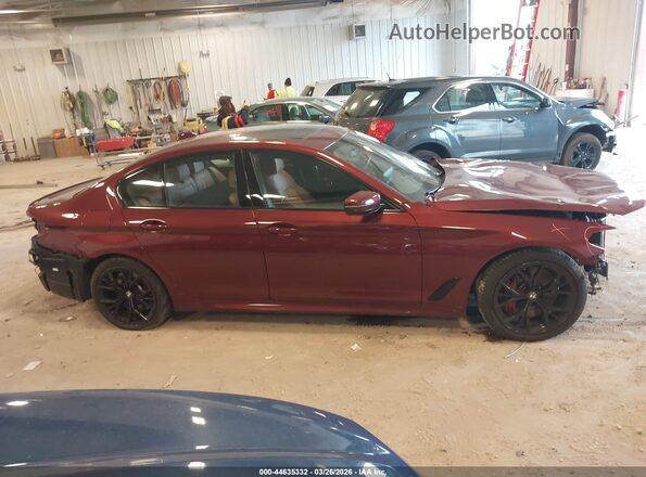 WBA13BK09PCN34382 2023 BMW M5 Red Вид задньої частини салону