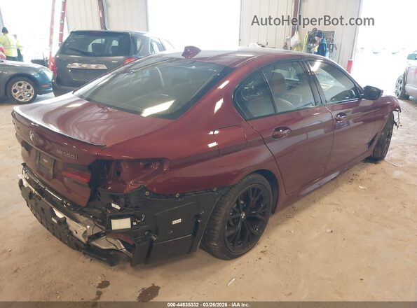 WBA13BK09PCN34382 2023 BMW M5 Red Задня права чверть