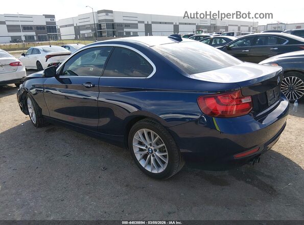 WBA1F9C50GV546175 2016 BMW 2 SERIES Blue Tył lewy
