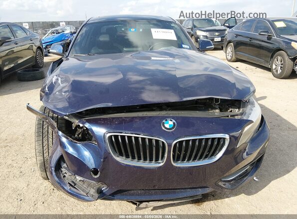 WBA1F9C50GV546175 2016 BMW 2 SERIES Blue Widok z przodu