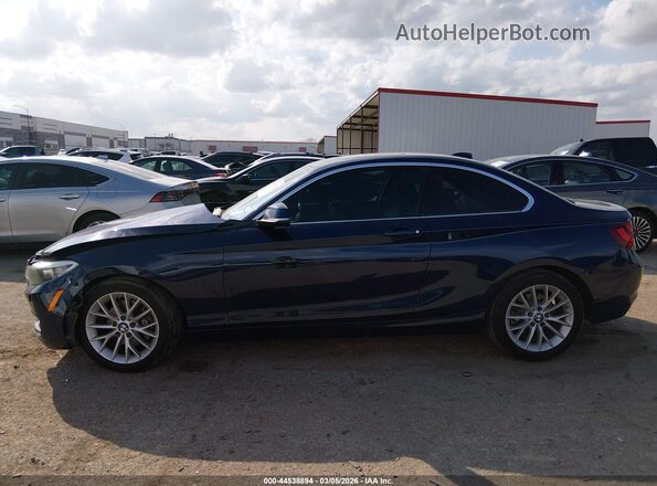 WBA1F9C50GV546175 2016 BMW 2 SERIES Blue Widok wnętrza 360 stopni