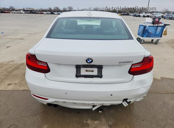 WBA1F9C59GV544635 2016 BMW 2 SERIES White Вид ззаду