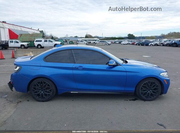 WBA1G9C52GV599750 2016 BMW 2 SERIES Blue უკანა სალონის ხედი
