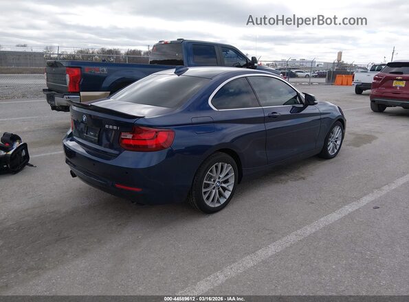 WBA1G9C54GV599345 2016 BMW 2 SERIES Blue უკანა მარჯვენა