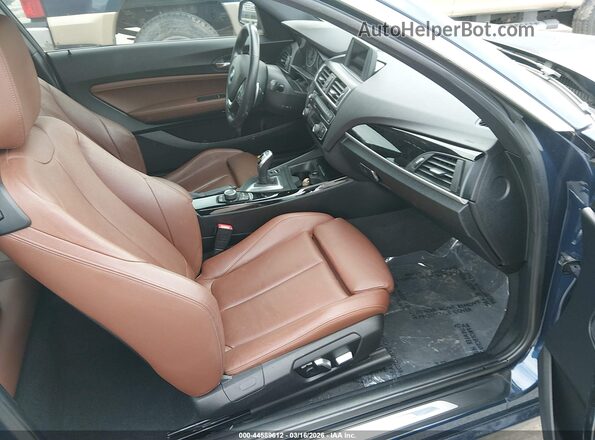 WBA1G9C54GV599345 2016 BMW 2 SERIES Blue წინა სალონის ხედი