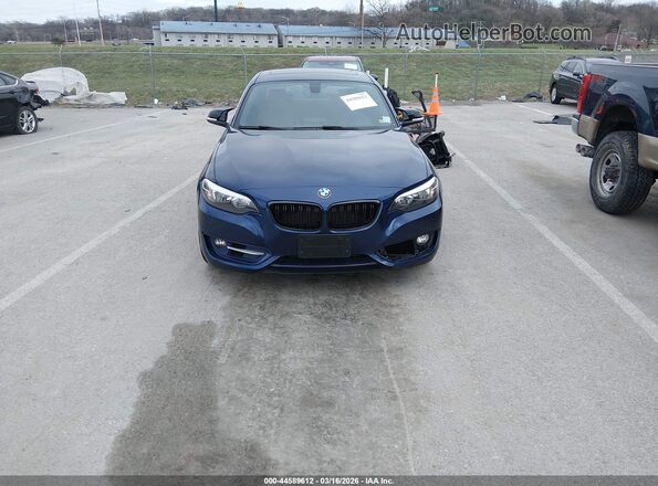 WBA1G9C54GV599345 2016 BMW 2 SERIES Blue ხელსაწყოთა პანელის ხედი