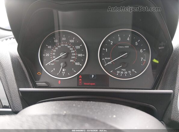 WBA1G9C54GV599345 2016 BMW 2 SERIES Blue უკანა სავარძლების ხედი