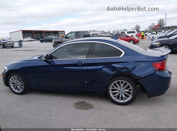 WBA1G9C54GV599345 2016 BMW 2 SERIES Blue სალონის 360-გრადუსიანი ხედი