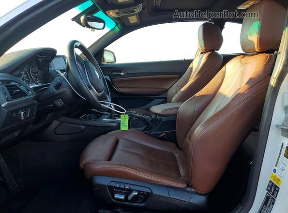 WBA1G9C57GV598609 2016 BMW 2 SERIES White Vista interior delantera