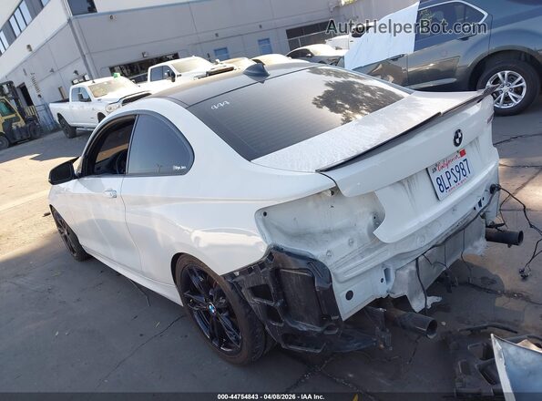 WBA1J7C50GV360526 2016 BMW M2 White Trasero izquierdo