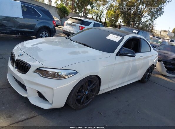 WBA1J7C50GV360526 2016 BMW M2 White Vista tres cuartos delantera izquierda