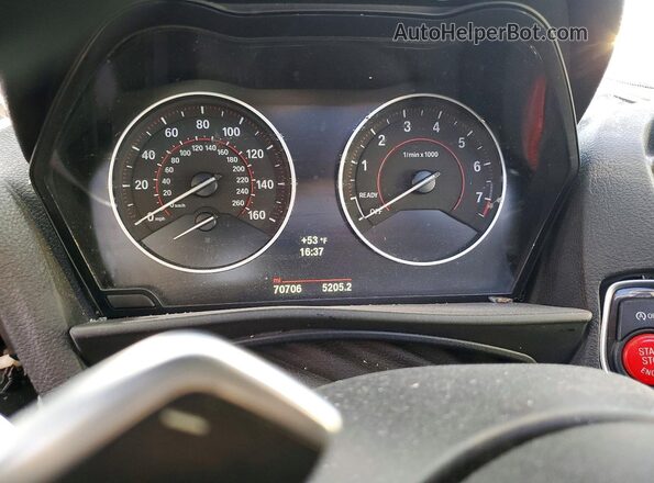 WBA1J7C53GV359161 2016 BMW M2 White Սարքավորումների վահանակի տեսք